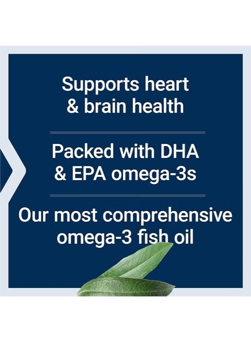 Life Extension Super Omega-3 Plus EPA/DHA Fish Oil, Sesame Lignans, Olive Extract, Krill & Astaxanthin - Heart, Brain & Joint Health Support - Gluten-Free, Non-GMO - 120 Softgels - Image 3